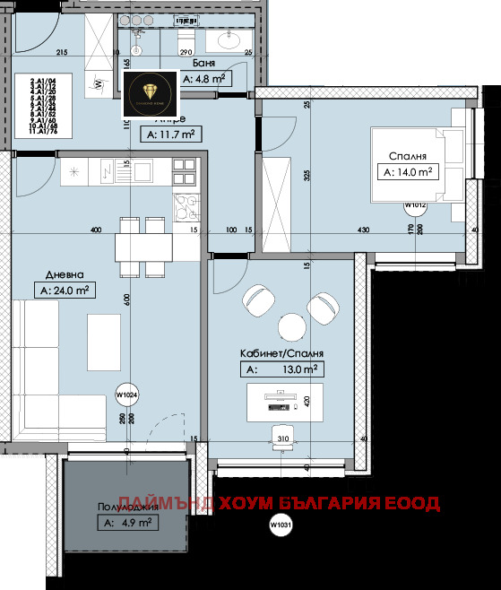 À vendre  2 chambres Plovdiv , Karchiyaka , 103 m² | 37697347 - image [2]