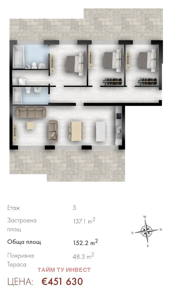 À vendre  3 chambres Varna , k.k. Sv.Sv. Konstantin i Elena , 152 m² | 89533224 - image [11]