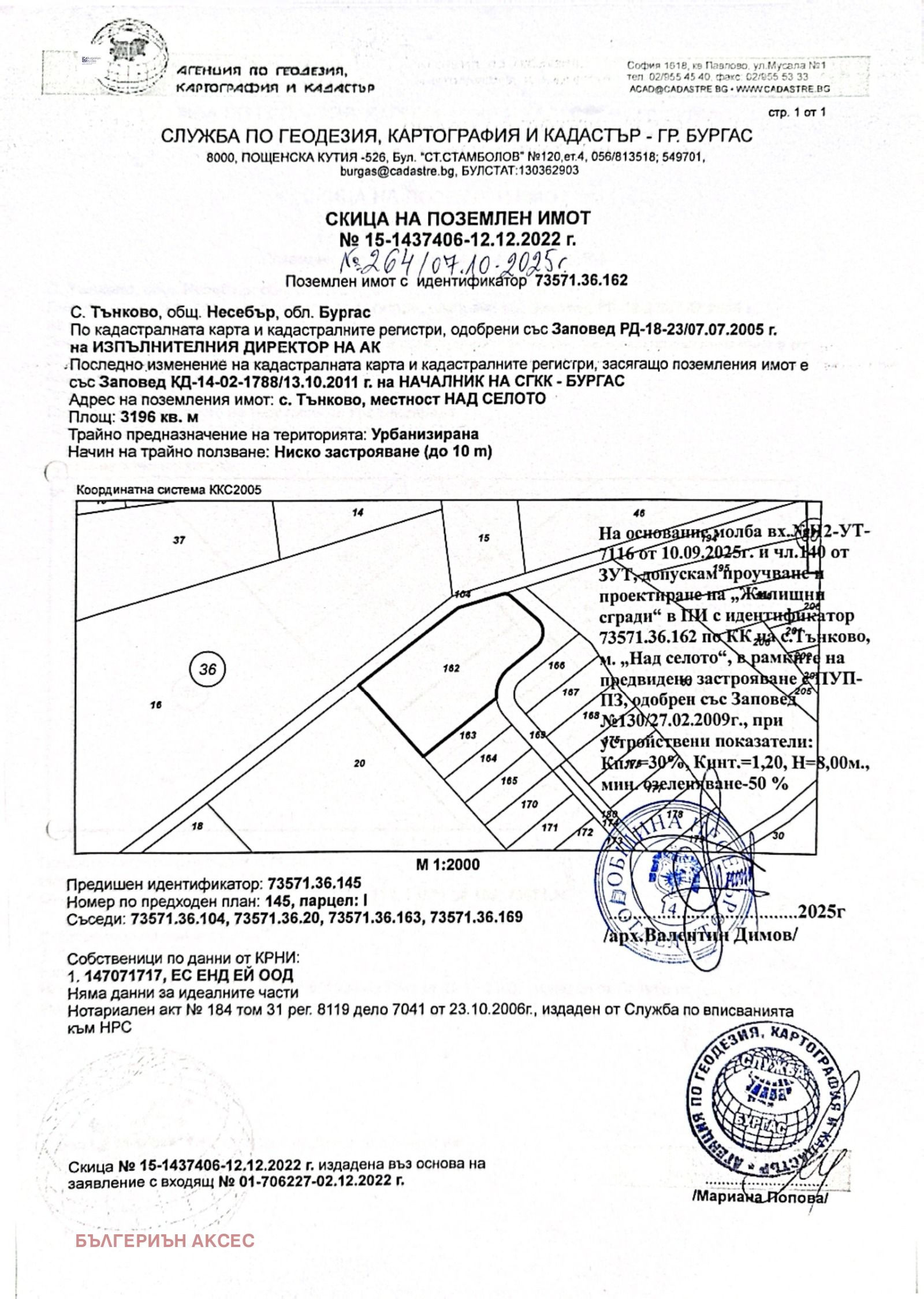 Продава ПАРЦЕЛ, гр. Несебър, област Бургас, снимка 2 - Парцели - 53523093