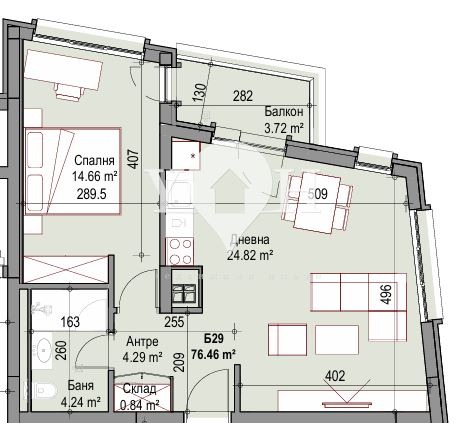 Продава 2-СТАЕН, гр. София, Сухата река, снимка 1 - Aпартаменти - 48375259