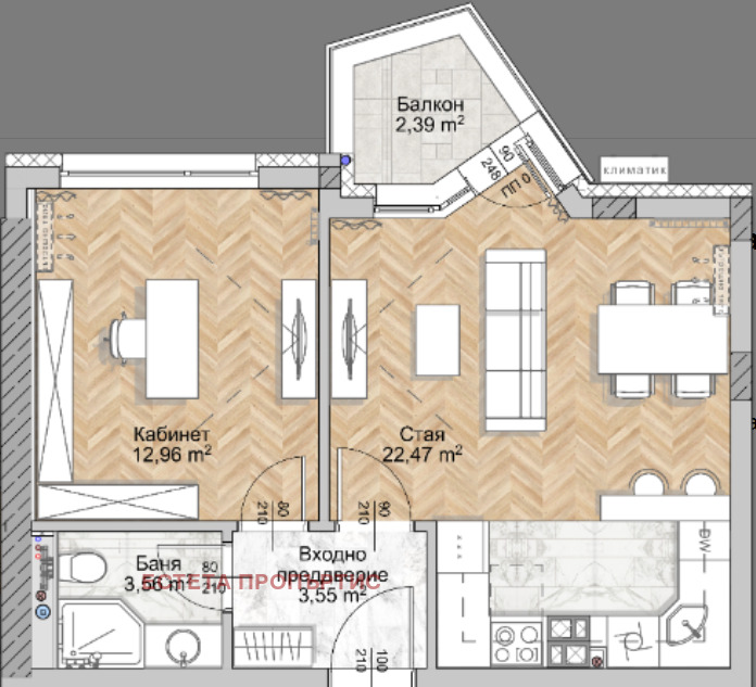 Продава 2-СТАЕН, град София, Люлин 8 • 126178 € / 246782.72 лв. • 69605748 1