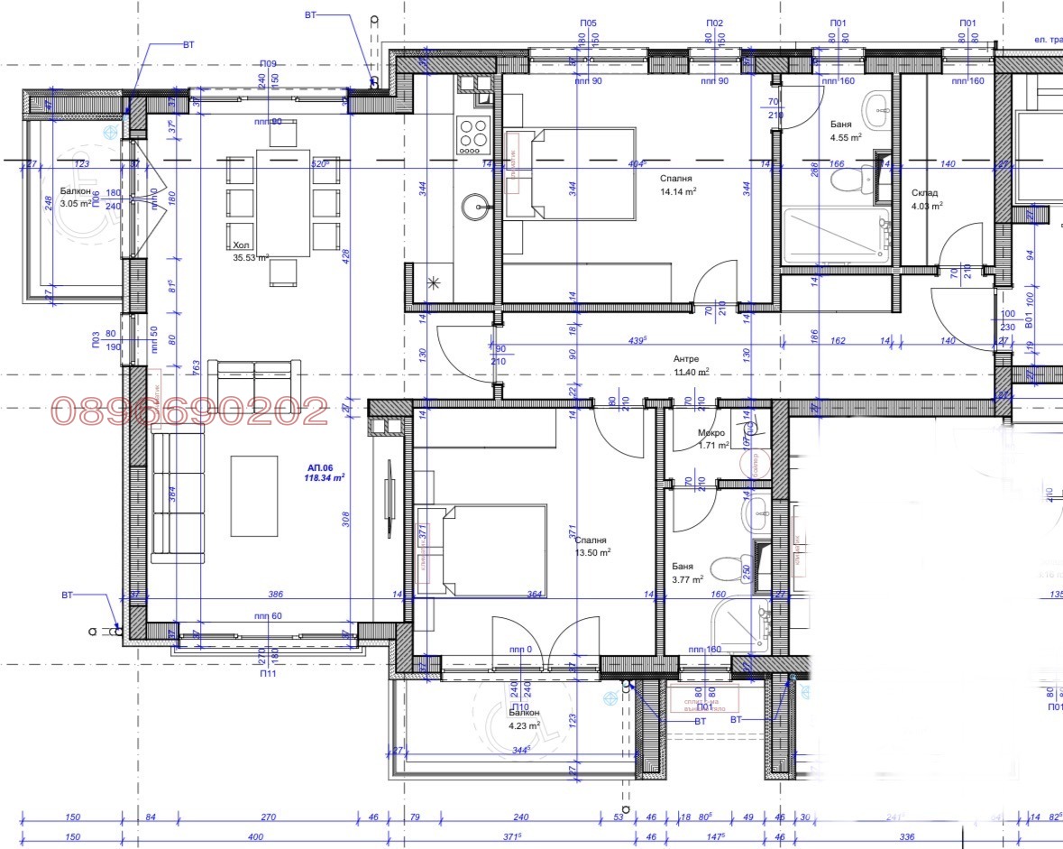 Продава 3-СТАЕН, гр. Кюстендил, Румена войвода, снимка 8 - Апартаменти - 56439175