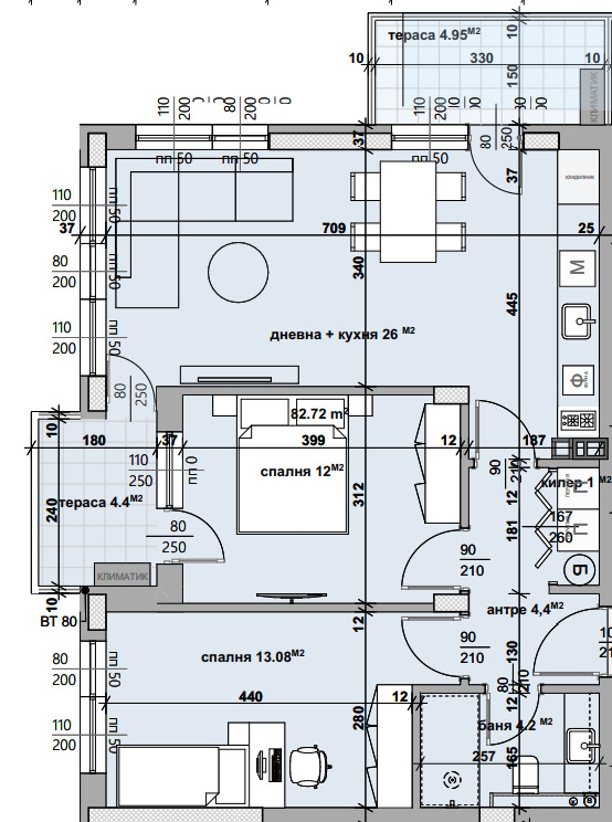 For Sale  2 bedroom Stara Zagora , Kazanski , 97 sq.m | 35419844 - image [2]