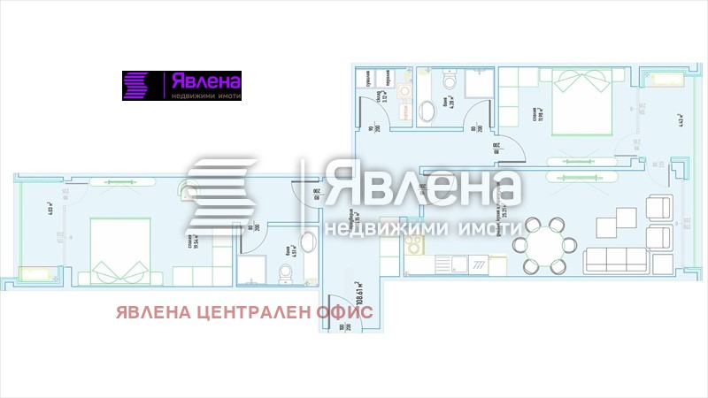 Продава 3-СТАЕН, гр. София, Малинова долина, снимка 6 - Aпартаменти - 48605614