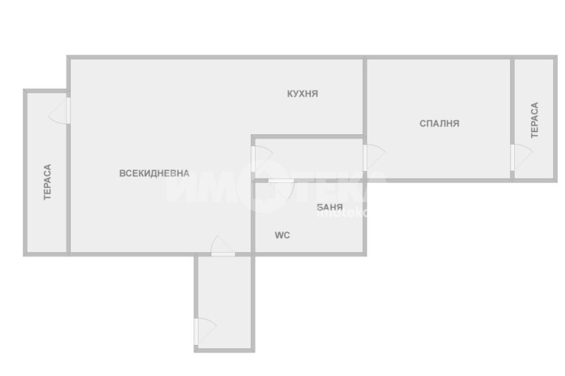 Na prodej  1 ložnice Varna , Ljatno kino Trakija , 60 m2 | 66206560 - obraz [2]