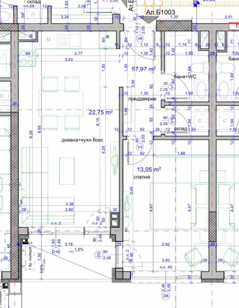 Продава 2-СТАЕН, гр. Бургас, Изгрев, снимка 4 - Апартаменти - 53007300