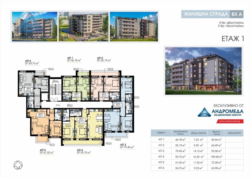 Till salu  2 sovrum Pleven , Storgozija , 95 kvm | 39352734 - bild [3]