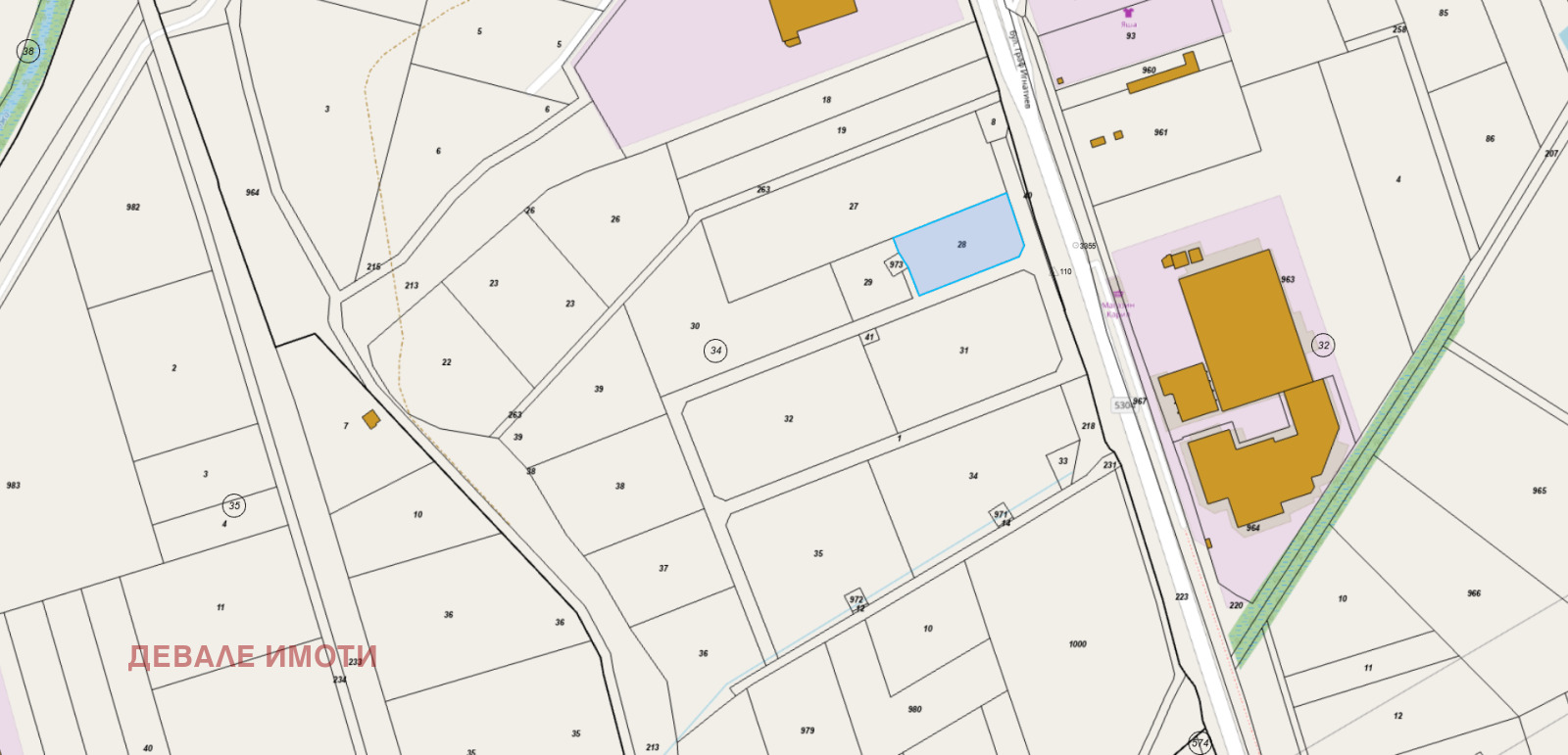 Продава ПАРЦЕЛ, гр. Ямбол, Промишлена зона, снимка 3 - Парцели - 55359303