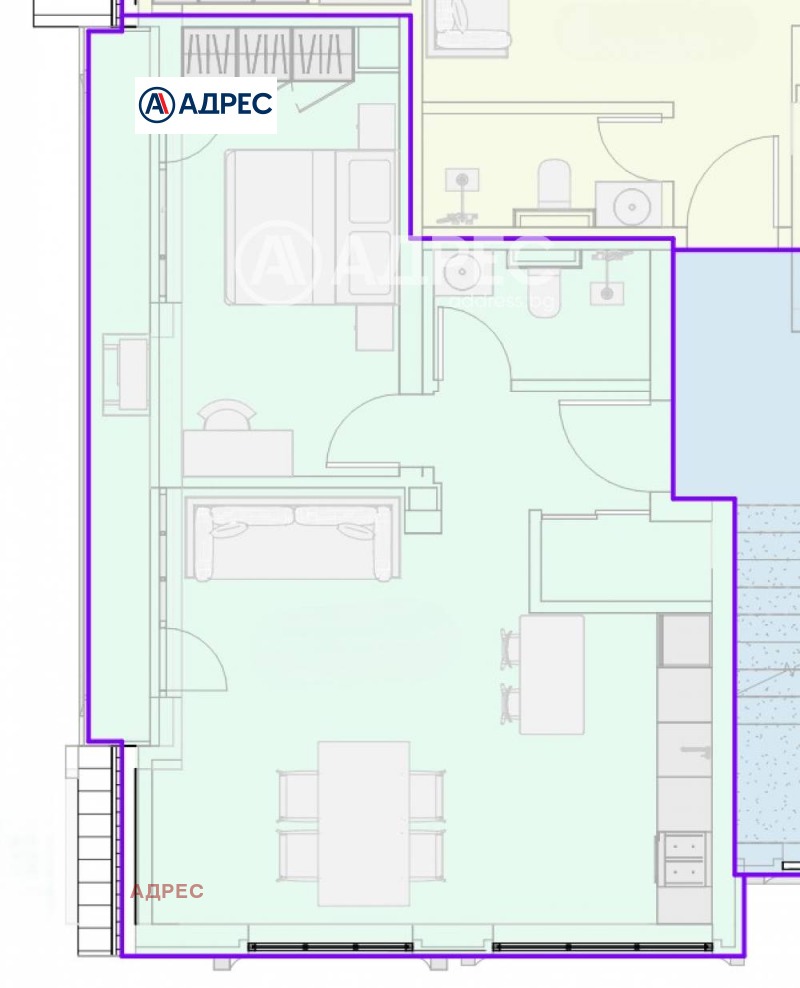 Na prodej  1 ložnice Varna , Gracka machala , 122 m2 | 57931739 - obraz [6]