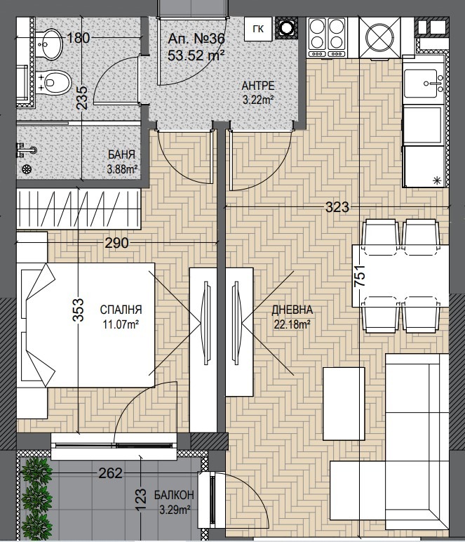 Продава 2-СТАЕН, гр. София, Манастирски ливади, снимка 4 - Апартаменти - 53085499