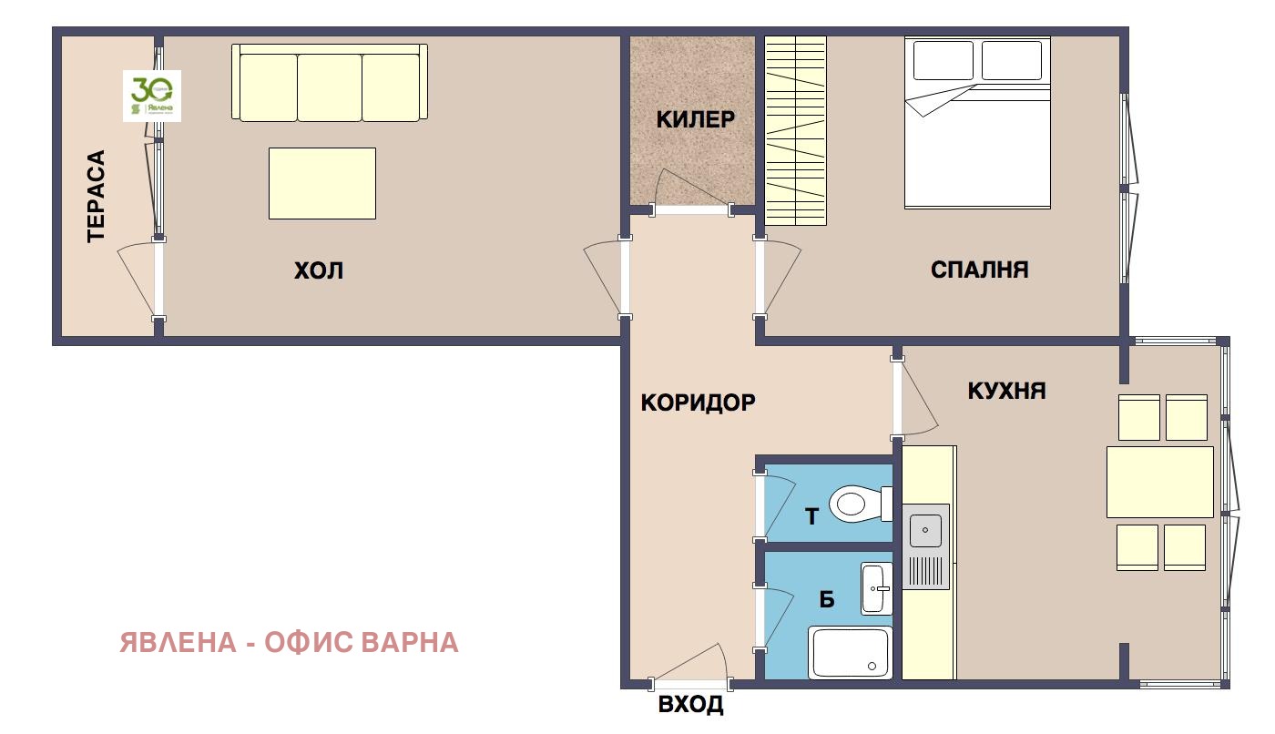 Продава 3-СТАЕН, гр. Варна, Младост 2, снимка 17 - Апартаменти - 54393375