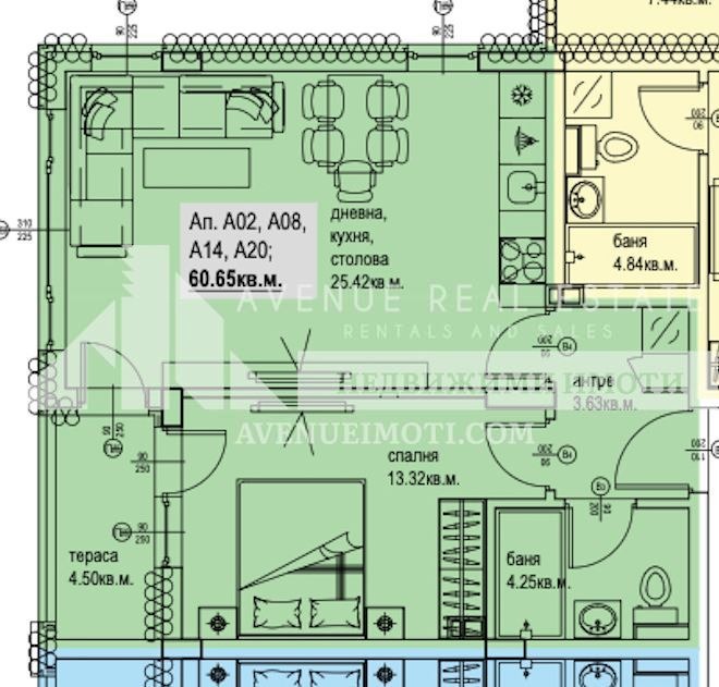 Продава 2-СТАЕН, гр. Пловдив, Кършияка, снимка 2 - Апартаменти - 55054034