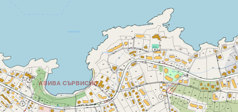 Till salu  Komplott region Burgas , Sozopol , 2700 kvm | 58572132 - bild [2]