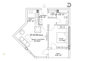 1 bedroom Sadiyski, Plovdiv 2