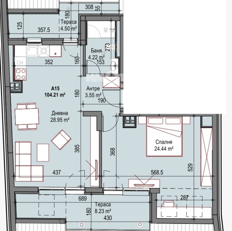 Продава 2-СТАЕН, гр. София, Сухата река, снимка 2 - Aпартаменти - 48011108