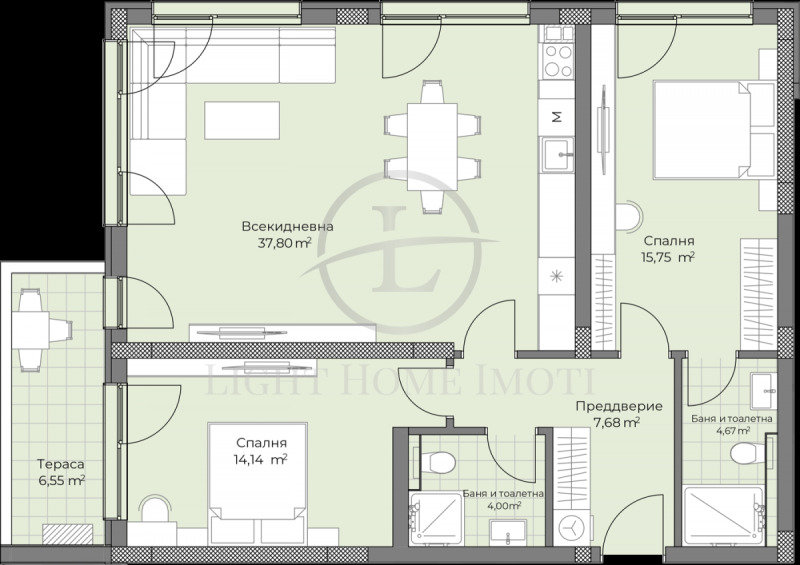 For Sale  2 bedroom Plovdiv , Ostromila , 122 sq.m | 12763648 - image [5]