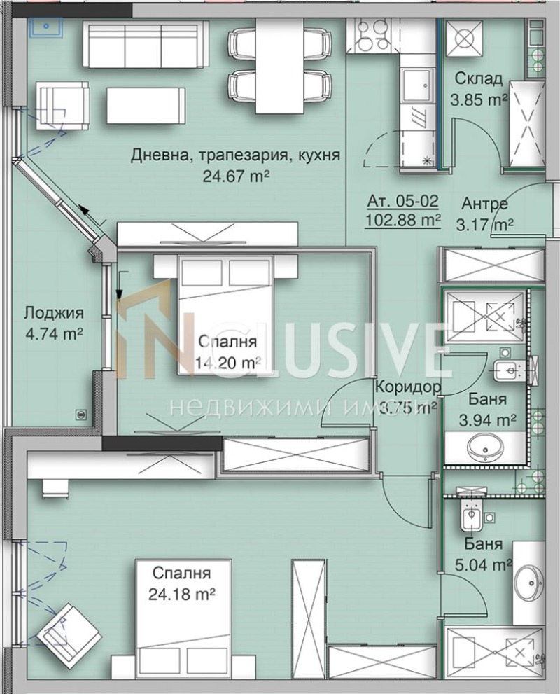 Продава  3-стаен град София , Кръстова вада , 126 кв.м | 50895496 - изображение [6]