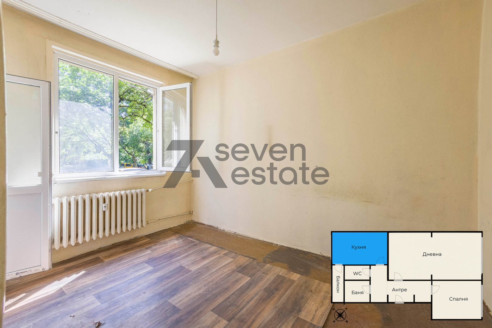 Продава 3-СТАЕН, гр. София, Славия, снимка 5 - Апартаменти - 55095959