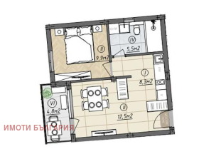 1 bedroom m-t Alen mak, Varna 3