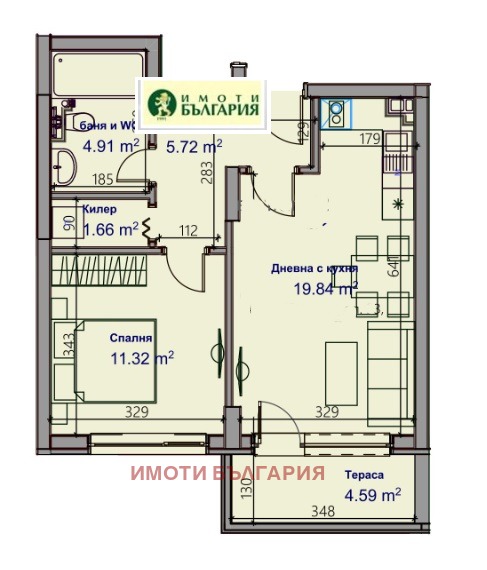 Продава 2-СТАЕН, гр. Варна, Младост 1, снимка 2 - Апартаменти - 54599523