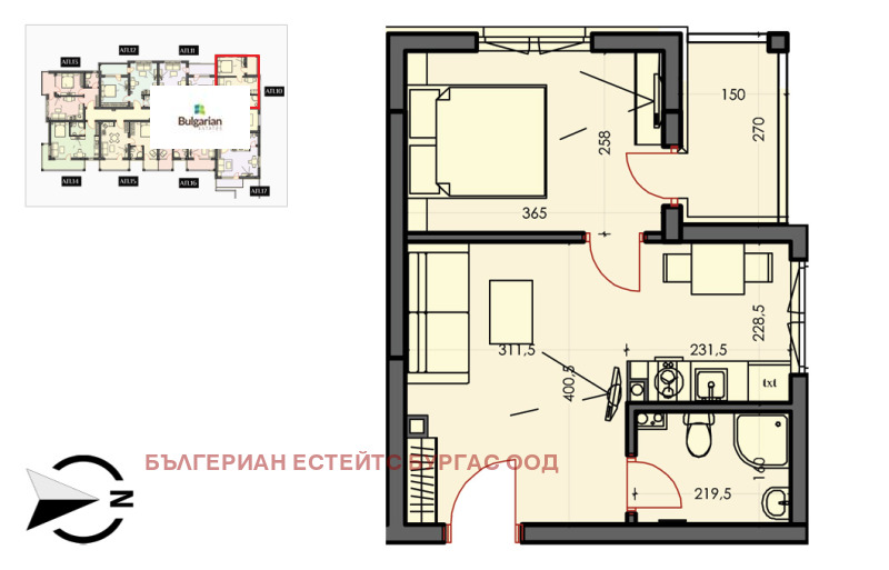 Продава 2-СТАЕН, гр. Свети Влас, област Бургас, снимка 13 - Aпартаменти - 46651454