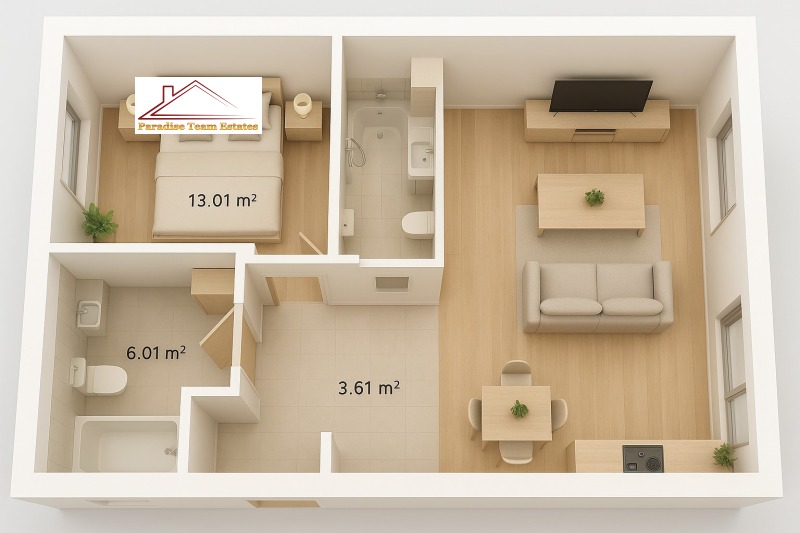 Satılık  1 yatak odası Sofia , Manastirski livadi , 76 metrekare | 69421859