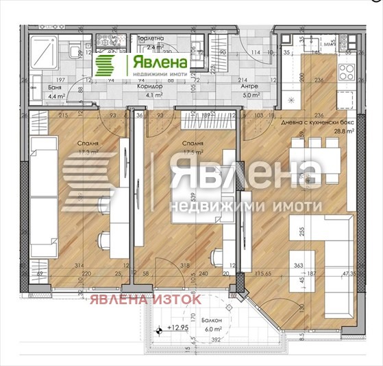 Продава 3-СТАЕН, гр. София, Дружба 2, снимка 2 - Апартаменти - 53502058