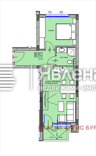 Продава 2-СТАЕН, гр. Поморие, област Бургас