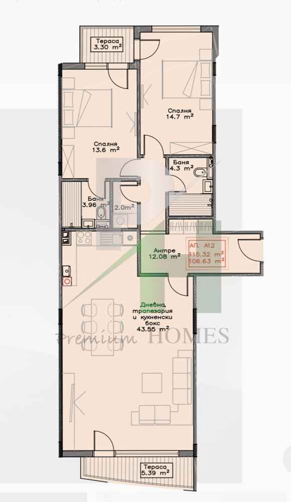 Продава  3-стаен град София , Витоша , 137 кв.м | 48209242 - изображение [15]