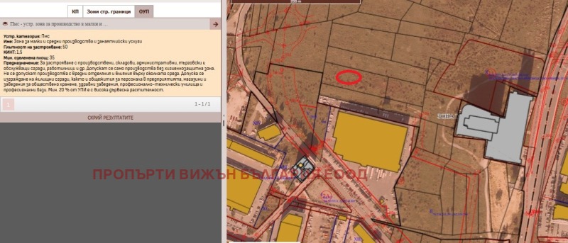 Продава ПАРЦЕЛ, гр. София, Летище София