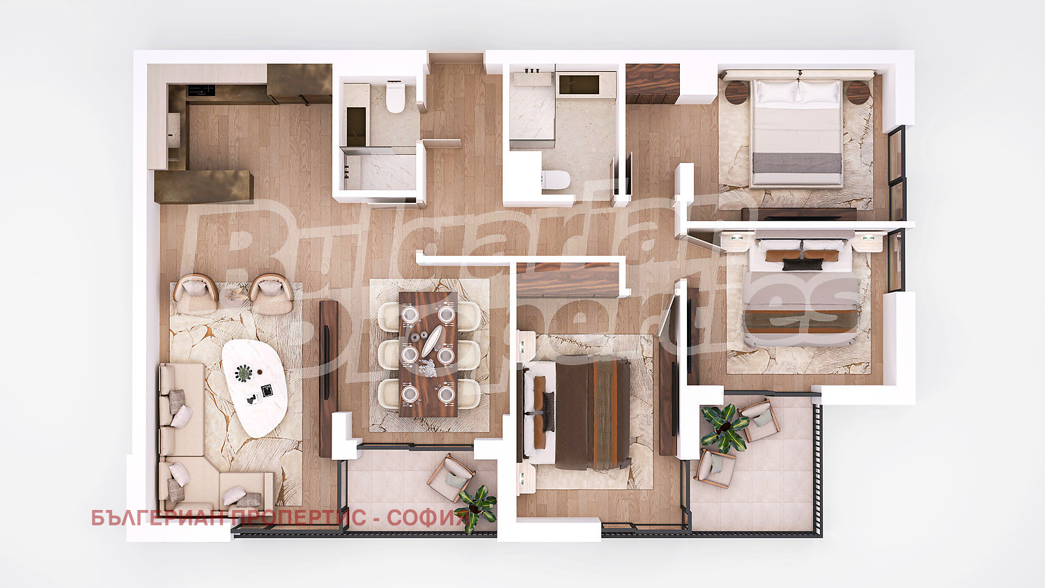 Продава 3-СТАЕН, гр. София, Манастирски ливади, снимка 12 - Апартаменти - 53814634