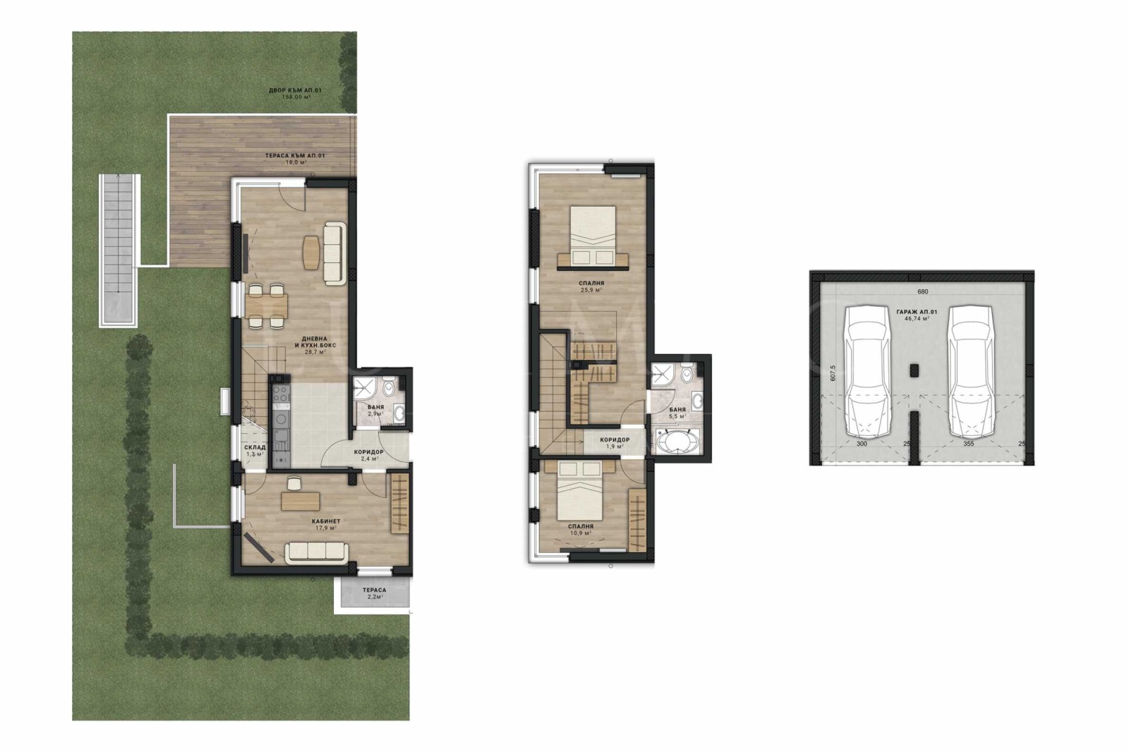 Продава МЕЗОНЕТ, гр. София, Бояна, снимка 5 - Апартаменти - 53809975