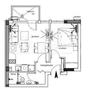 1 Schlafzimmer Asparuhowo, Warna 2