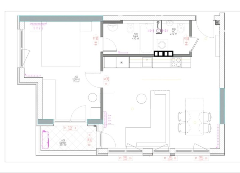 Te koop  1 slaapkamer Sofia , Poligona , 83 m² | 95679945 - afbeelding [4]