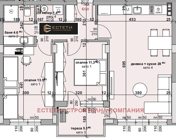 Продава  3-стаен град Стара Загора , Самара 3 , 89 кв.м | 37633899