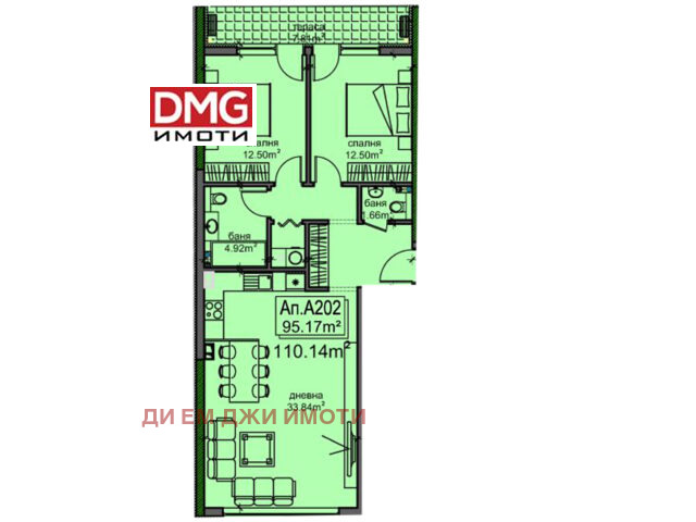 Продава 3-СТАЕН, гр. София, Левски Г, снимка 2 - Апартаменти - 53161787
