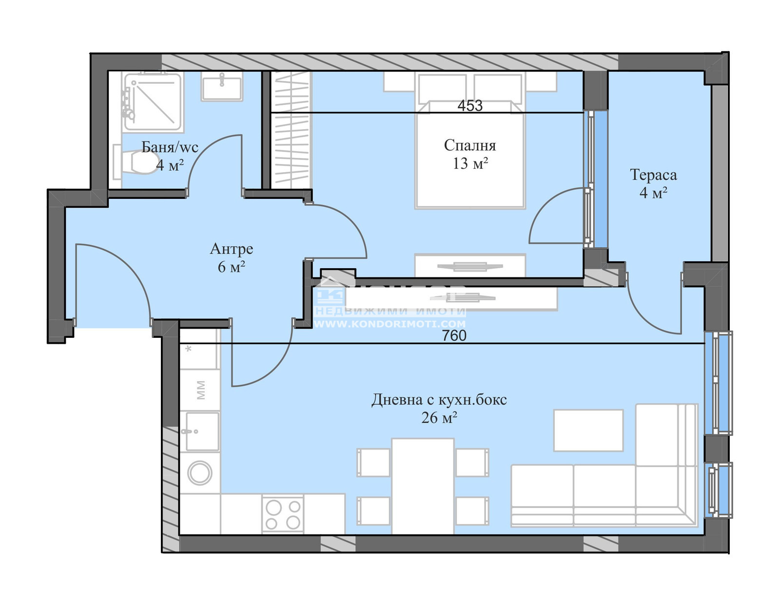 Продава 2-СТАЕН, гр. Пловдив, Кършияка, снимка 6 - Апартаменти - 45991755