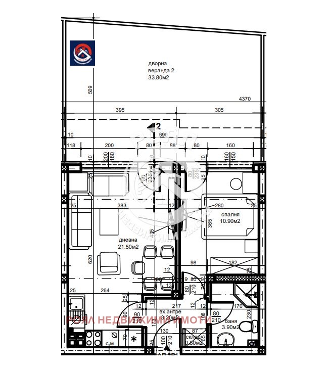 Продава  2-стаен град Пловдив , Остромила , 90 кв.м | 70005183 - изображение [2]