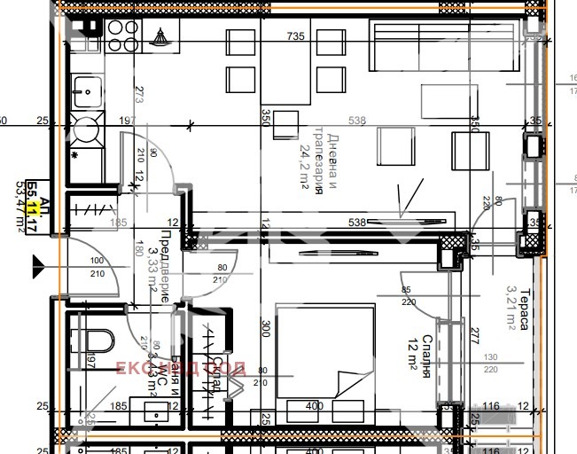 Продава 2-СТАЕН, гр. Пловдив, Остромила, снимка 1 - Aпартаменти - 48689928