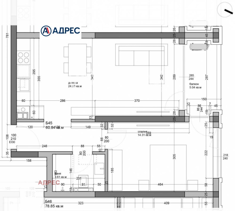 Продается  1 спальня Варна , Аспарухово , 73 кв.м | 27217991 - изображение [3]