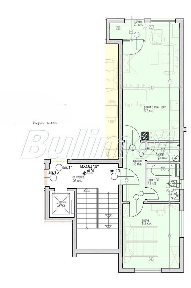 Продава 2-СТАЕН, гр. Варна, Виница, снимка 10 - Апартаменти - 53673887