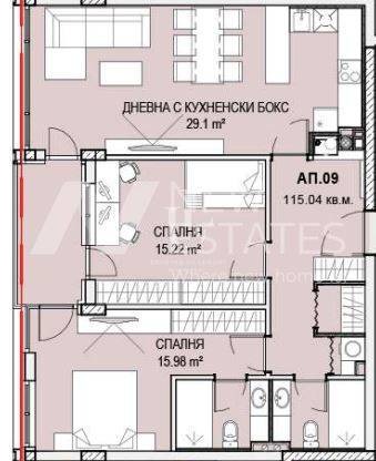 À vendre  2 chambres Sofia , Krastova vada , 115 m² | 90916431 - image [2]