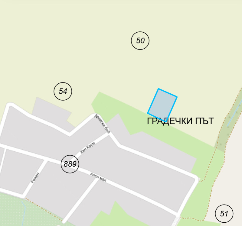 Продава  Парцел, област София, с. Петърч •  262 450 EUR • ID 97872576 — holmes.bg - [1] 