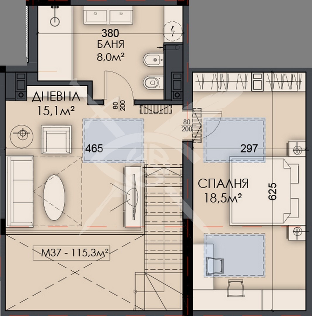 Продава МЕЗОНЕТ, гр. Варна, Виница, снимка 2 - Апартаменти - 47996081