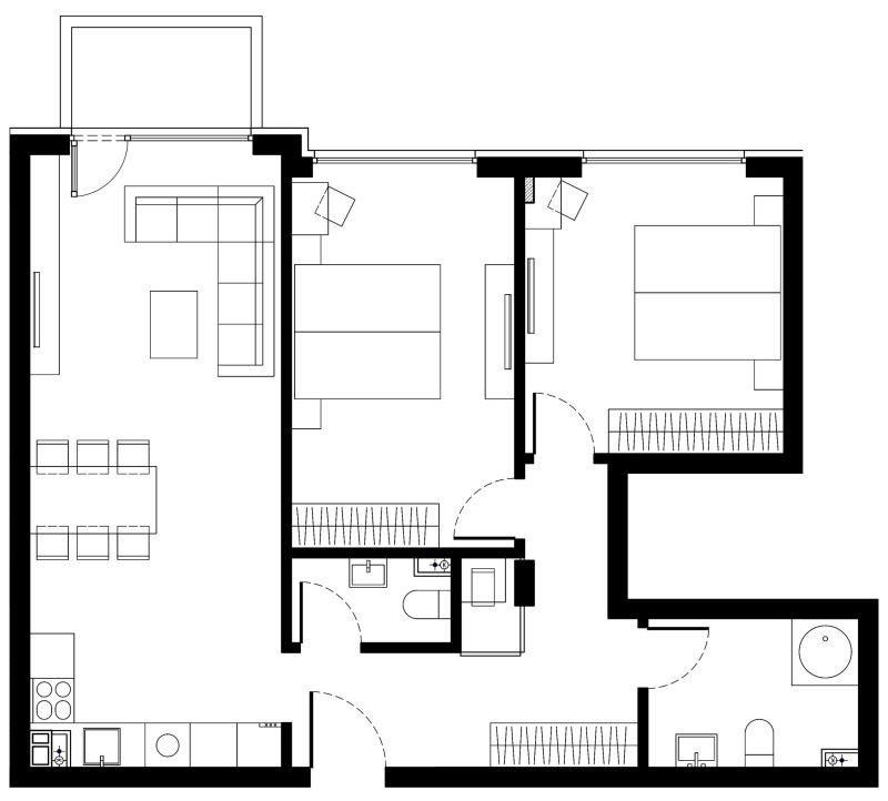 En venta  2 dormitorios Sofia , Malinova dolina , 109 metros cuadrados | 27312403 - imagen [6]