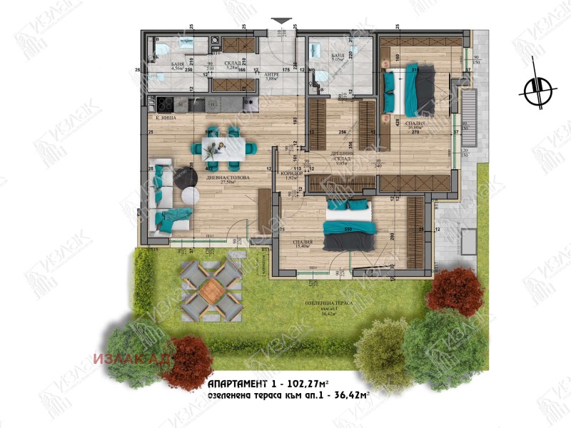 Продава 3-СТАЕН, гр. София, Бояна, снимка 3 - Апартаменти - 53035287