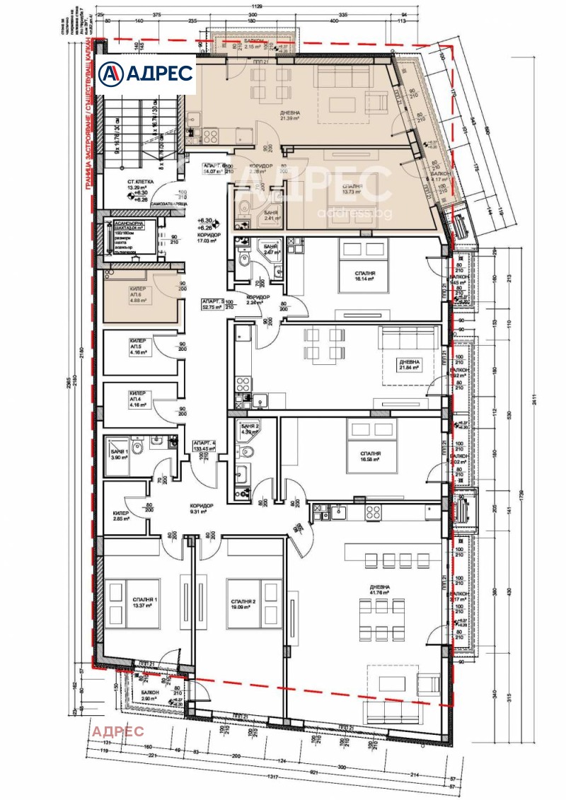 На продаж  1 спальня Варна , Левски 1 , 73 кв.м | 80791853 - зображення [4]