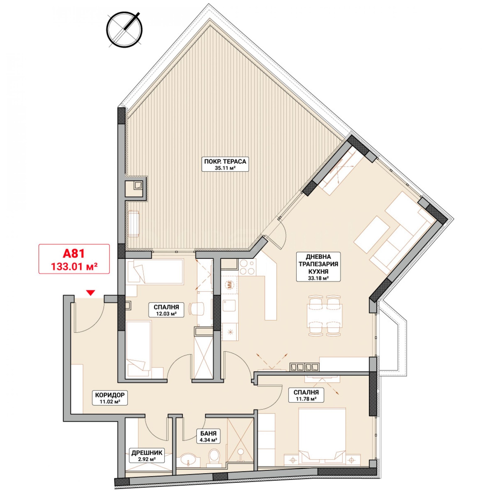 Продава 3-СТАЕН, гр. София, Младост 4, снимка 2 - Апартаменти - 51591937