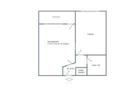 1 Schlafzimmer Dianabad, Sofia 4