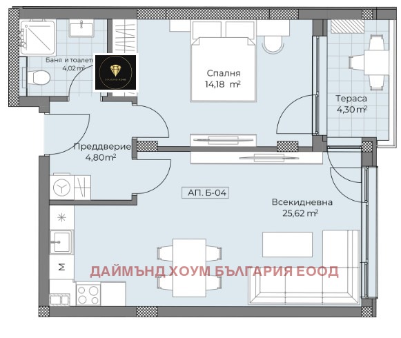 Продава 2-СТАЕН, гр. Пловдив, Остромила, снимка 2 - Aпартаменти - 49371145